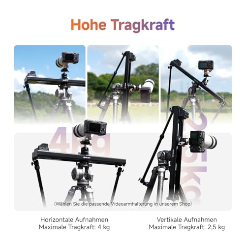 Kamera-Slider mit Motor Toprig Accsoon 24″/60cm für Videoaufnahmen