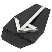 Gauging Center Gaug, Easy to Use and Carry Centering Square Chrome Plated for Accurately Measure Angles for Center Scribe