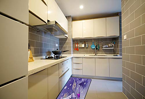 Tapis de cuisine antidérapant confortable lavable en machine