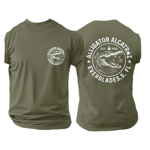 Stop Alligator Alcatraz Tshirt Fdt Shirts Green