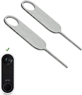 Arlo Doorbell Pin Key, BELIEFLUO Release Removal Replacement Tool Compatible with Arlo Doorbell (2Pack)
