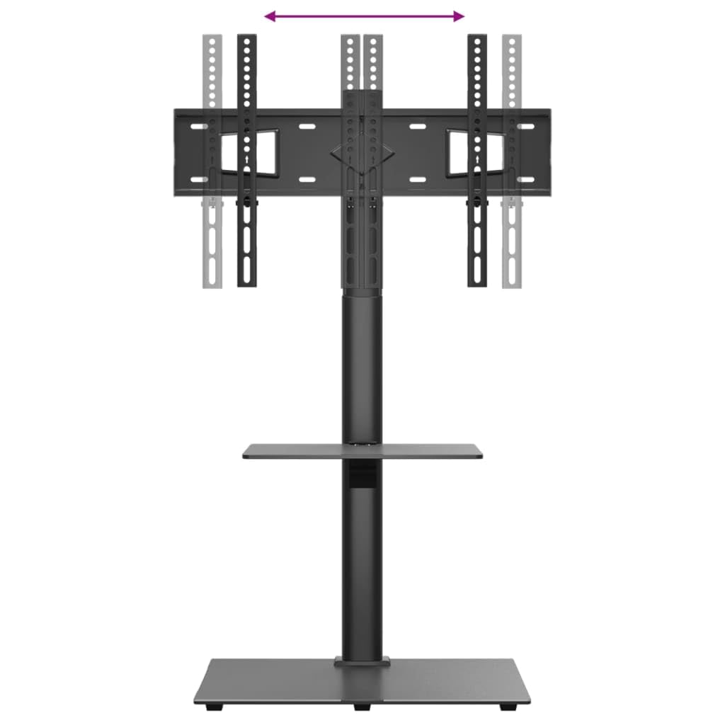 INLIFE TV-Eckständer mit 2 Ablagen für 32-65 Zoll Schwarz,Elektronik,Video,Videozubehör,TV-Zubehör,TV- & Monitorhalterungen,Schwarz,11.25 KG,379566