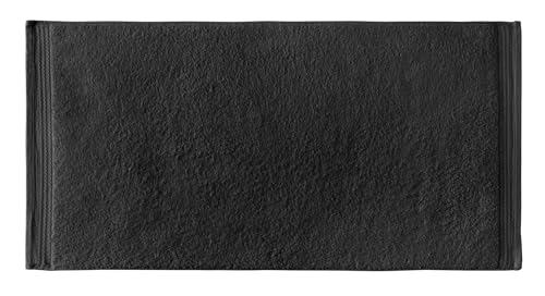 Top Towel – Premium – Große Badetücher – Badezimmerhandtücher – 2 Gesichts- oder Bidethandtücher – 30 x 50 cm – 100 % Baumwolle – 600 Gramm - Schwarz