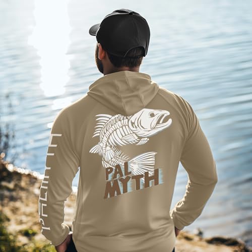 Image of Palmyth Fishing Shirts for Men Long Sleeve UPF 50+ Sun Protection Hoodie