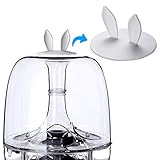 Harman Kardon Speaker Anti-dust Cover - Silicone Lip for Harman Kardon Soundsticks II, III and Aura studio 1, 2 Bluetooth Transparent Speaker System (Rabbit White)