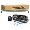 GOOACC LED Light Bar 52Inch Curved 783W Triple Row 78000LM Off Road Lights for Trucks Flood Spot Combo Beam Driving Lamp with 12AWG Heavy Duty 5Pin Rocker Switch Wiring Harness Kit, 2 Years Warranty