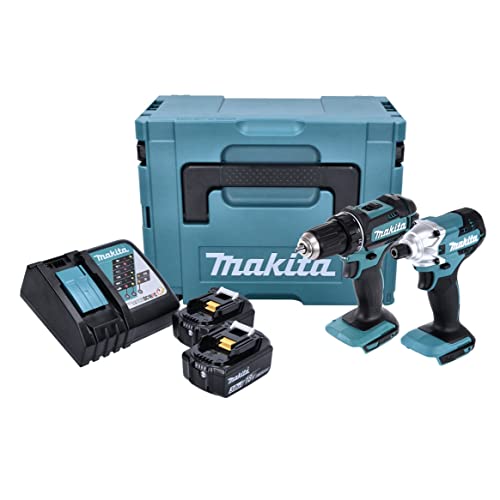 Ensemble Combi De Perceuse Et Tournevis Makita DLX2339J – 18 V, 2 Outils - vue 2