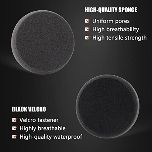 Car Wax Applicator, Spta Car Handle Foam Applicator Pads,5Pcs 3 Inch Mix Waxing Pads Set Grip Applicator Foam Pads & Microfiber Pad Kit, Detailing Buffing Pads For Car Polishing Waxing Buffing Glaze #TOP3