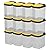 Buddeez Bits and Bolts Storage Containers - Storage Bins with Lids - Bulk Organizer for Workshop, Pantry, or Garage Supplies - 1 Quart 12 Pack