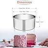 Homikit 9½inch Cake Tins Set Of 2, Round Cake Tin Mould For Baking