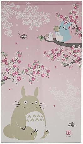 Studio Ghibuli Totoro Noren Curtain Tapestry Spring Dance of the Sakura, Hallway