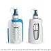 Kiinde Twist Pouch Sippy Top Attachments with Straws for Baby and Toddler, 3-Pack Set for Breast Milk, Formula, Juice, Purees, Leak Proof, One Piece Twist-On Lid