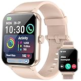 Smart Watch for Women, 1.85' Touch Smartwatch Answer/Make Calls, Fitness Watch with Heart Rate Sleep Monitor Step Counter, 110+ Sports Modes Activity Tracker, IP68 Waterproof Watch for Android iOS