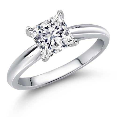 Gem Stone King Princess Cut Ring