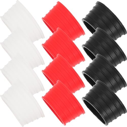 VICASKY 15pcs Badminton Tennis Racket Glue Overgrip Protectors Silicone Racket Grip Reusable Tennis Grip Ring