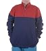 IZOD Men's Long Sleeve Color Blocked 1/4 Zip Polar Fleece Pullover