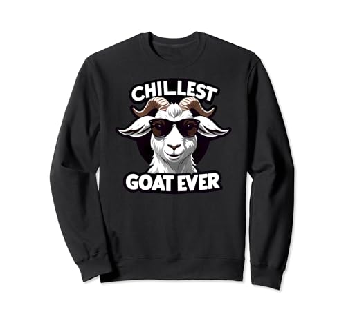 Funny Animal Lover Chillest Goat Ever Goat Farmer Goat Lover Felpa