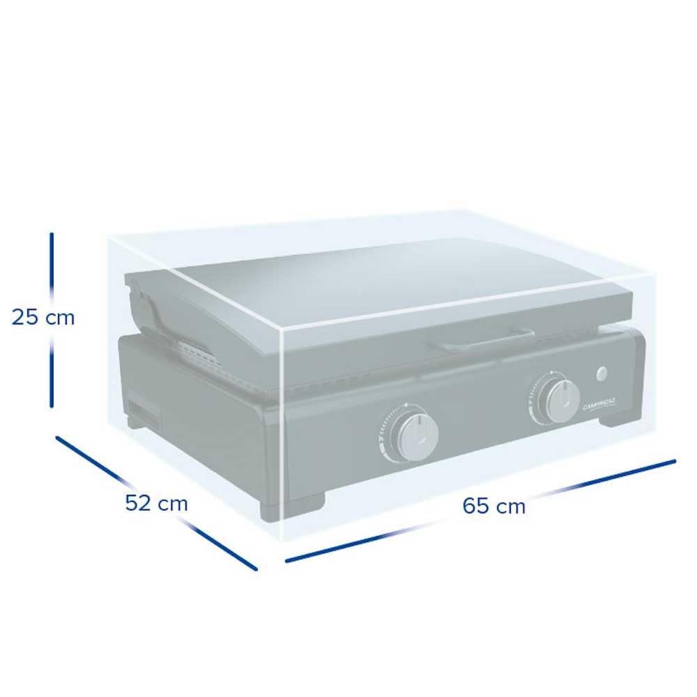 COPRI BARBECUE "PLANCHA OTHELLO 2" CM.65X52X25H.