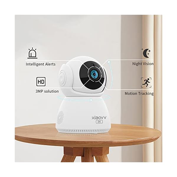XIAOVV-2MP-WiFi-Indoor-Security-Camera-with-Smart-Motion-Detection-Night-Vision-Two-Way-Audio-Cloud-Storage-Pan-Tilt-Digital-Zoom-and-Infrared-for-Home-Surveillance-Baby-Monitor XIAOVV-2MP-WiFi-Indoor-Security-Camera-with-Smart-Motion-Detection-Night-Vision-Two-Way-Audio-Cloud-Storage-Pan-Tilt-Digital-Zoom-and-Infrared-for-Home-Surveillance-Baby-Monitor