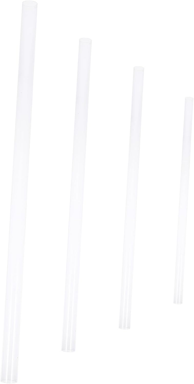 4pcs Pvc Round Tube for Hose Water Filter Craft Tubes Rigid Tubing Unbreakable Round Pipe