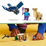 LEGO Minecraft Steve's Desert Expedition - House Toy with 3 Figures incl. Steve, plus a Crafting Table & Enchanted Axe - Gaming Gift for 6+ Year Old Boys & Girls - 21251 - Image 5