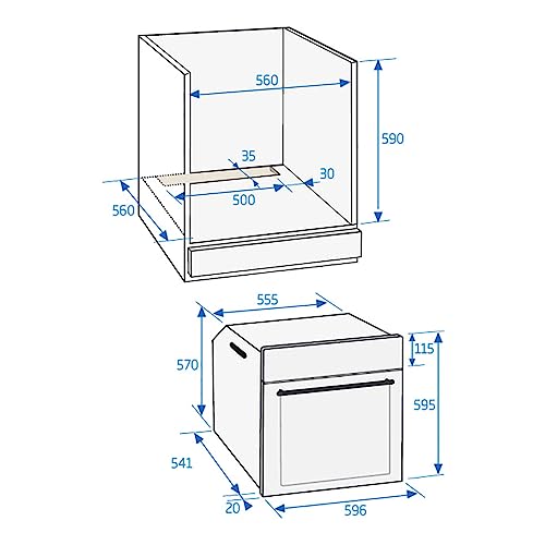 Beko BIGT21100X Forno Forno Elettrico, Forno A Gas Naturale 72 L 2250 W Nero, Acciaio Inossidabile A+ - 2
