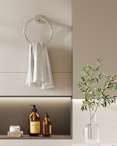 WZRUA-Toallero-de-bano-con-soporte-de-pared-de-niquel-cepillado-para-toalla-de-mano WZRUA Toallero de baño con soporte de pared de níquel cepillado para toalla de mano