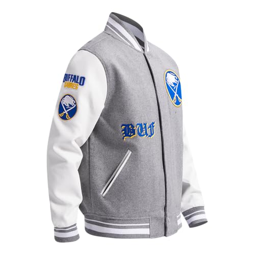 Image of Pro Standard Mens NHL Old English Varsity Jacket