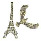 TOPBATHY Águila Juguete Pájaro Balanceo Palos Beber Pájaro Decoraciones para Salas De Casa Pájaro Juguete Decoraciones De Escritorio Torre Eiffel Juguetes