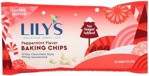 Lily's Chocolate Peppermint Flavor Baking Chips, 9 OZ