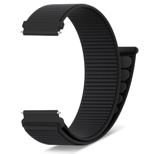 chinbersky Fabric Nylon Uhrenarmbänder 16mm 18mm 19mm 20mm 22mm Schnellverschluss Verstellbare Aatmungsaktive Gewebte Sportbänder für Herren Damen