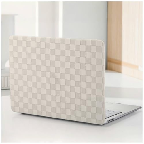 BYCeKe for MacBook Air 13 Inch Case 2010-2017 Older VersionBeige Checkered