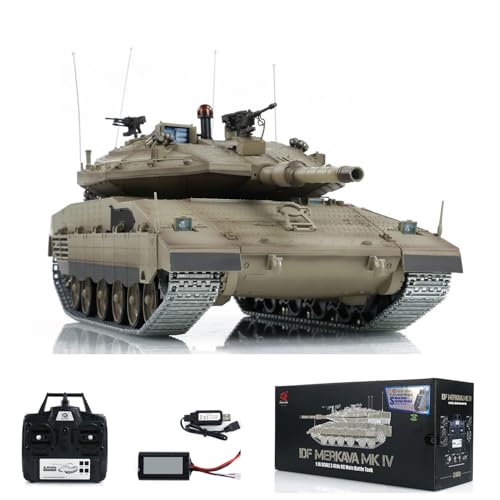 TOUCAN RC HOBBY HengLong 1/16 RC Military Battle Tanks IDF Merkava MK IV 3958 Upgraded Edition BB...