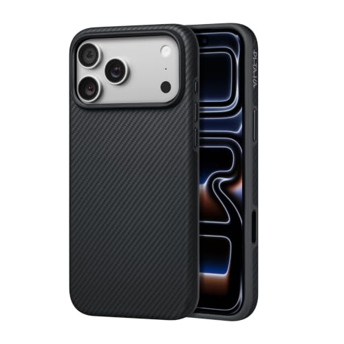 pitaka Ultradünne Vollschutzhülle für iPhone 17 Pro Schwarz/Grau