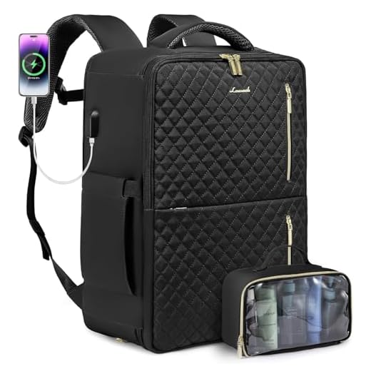 DJXIK 40L Expandable Travel Backpack