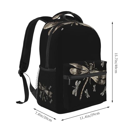 Dragonfly Backpack Womens Laptop Backpacks Travel Hiking Camping Bag Cute Bag Casual Daypack Backpack2