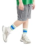 [ニッセン] パンツ 男女兼用 【ゆったりサイズ】 綿１００％ポケット付き総柄ハーフ（男の子・女の子） グレー系ギンガムチェック 140E