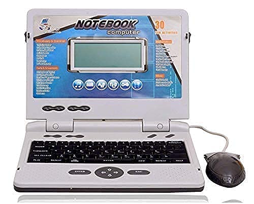 RUHANI Educational Kids Notebook Computer with 30 Fun Activities - Grey (B0B8ZGVK6C) Amazon Price History, Amazon Price Tracker