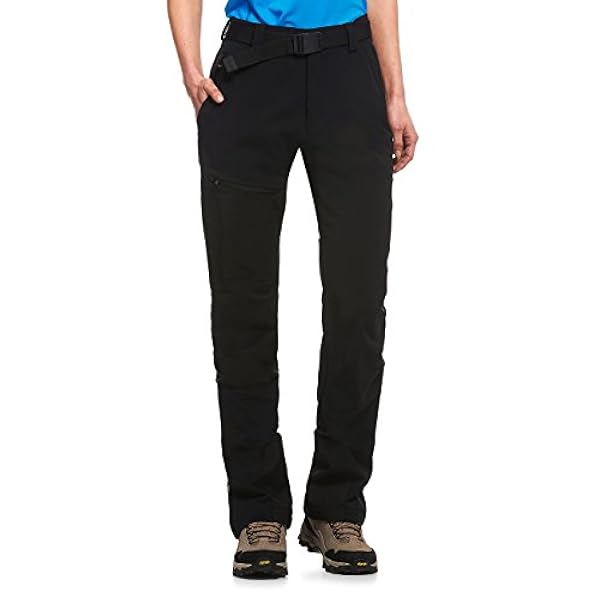 Maier Sports para Mujer Pantalones elásticos Lana, otoño/Invierno, Mujer, Color Negro - Negro, tamaño 38 [DE 36]