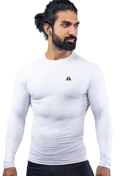 ATHLETEMen's Full Sleeve Compression T-Shirt for Gym, Workout, Running, Sports, Casual Wear, Stylish Activewear, Sports Tshirt for Men