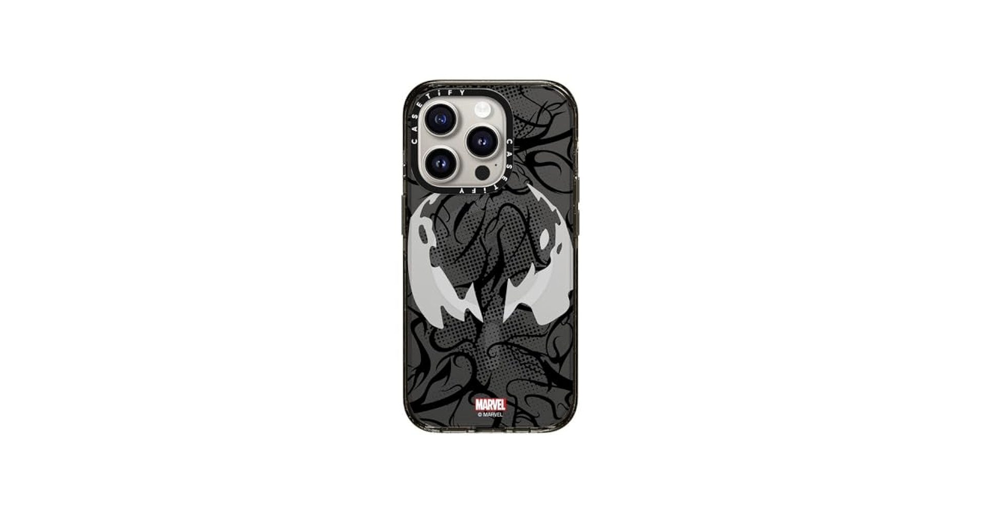 ヴェノムマスク　iPhone 15 Pro CASETiFY Amazon.com: CASETiFY Clear iPhone 15 Pro Max Case [Spider