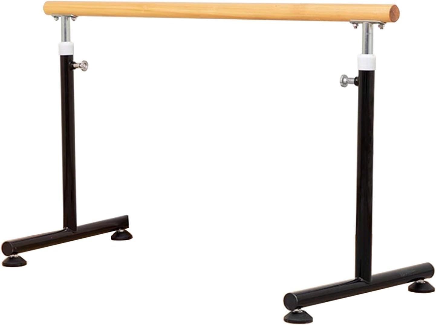 Barre de danse réglable 80-120 cm pour sport à domicile et exercices de Pilates noir