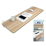 BCJMKDX Tastaturablage, 90 ° Faltbare Tastaturablage aus Holz, mit K-Halterung, ergonomische...