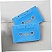 Toyvian Retro Colorful Blank Audio Cassettes 2pcs Decorative Tapes for Music Party Favors DIY Decor and Creative Aesthetic Home Decoration