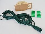  6 Staubsaugerbeutel geeignet für Vorwerk Kobold 130 131 + 10m Kabel + 6 Duftstäbchen Grün