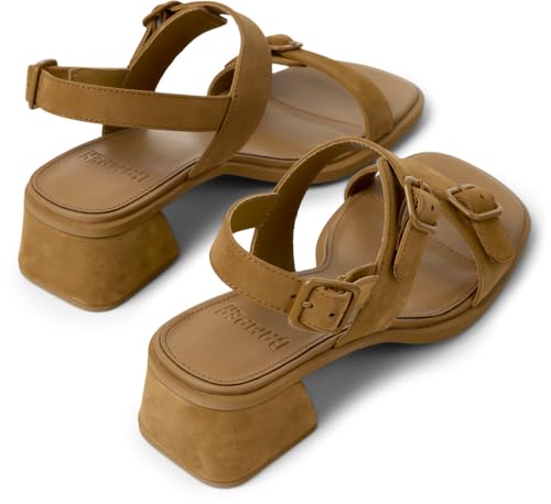 Camper Kora Sandal - Formal Shoes For Women - Brown, Size 36, Suede - 2