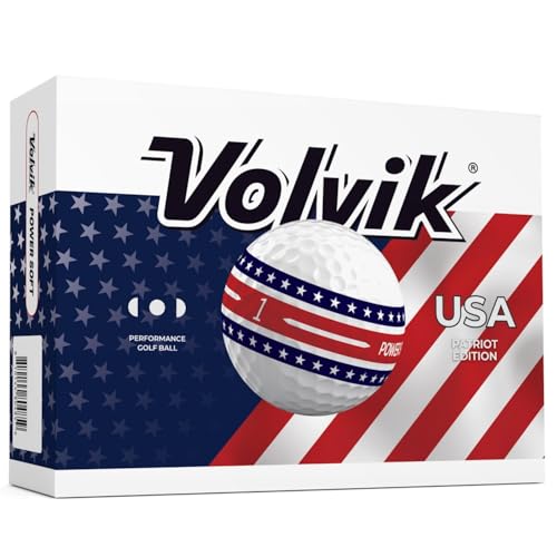 Volvik Patriot Edition Golf Balls (Power Soft)