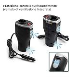 Technaxx Przetwornica napięcia samochodowego z 2 portami USB TE13, przetwornica napięcia, falownik
