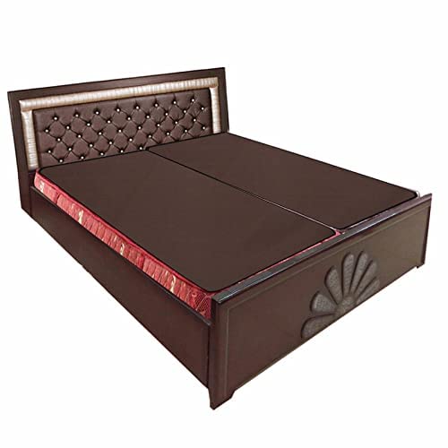 Image of The Furnishing Tree Mattress Protector /Waterproof Bedsheet Size WxL 36x78 inches Set of Two for Double Bed Polyester Brown