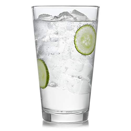Libbey Preston Tumbler and Rocks Glass Cups Set, All Purpose Everyday Drinking Glasses Set of 16, Glassware Drinking Glasses for Birthdays, Dinners by Libbey - Used condition - Image 7
